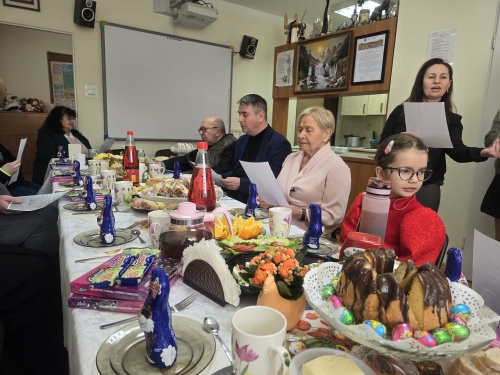 Zdjęcie do aktualności: Śniadanie Wielkanocne w Świetlicy Środowiskowej „Słoneczko” w Opatówku wiecej